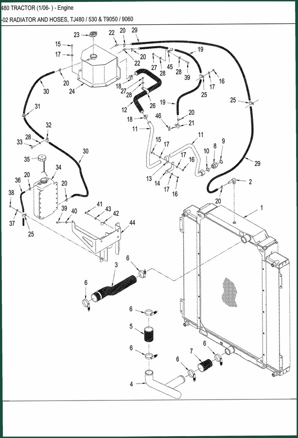 TJ TJ480, TJ530, T9050, 9060 Parts Catalog – 461 Pages OEM