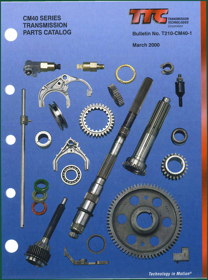 Transmission Technologies CM40 2000 Parts Catalog – OEM Parts Identification