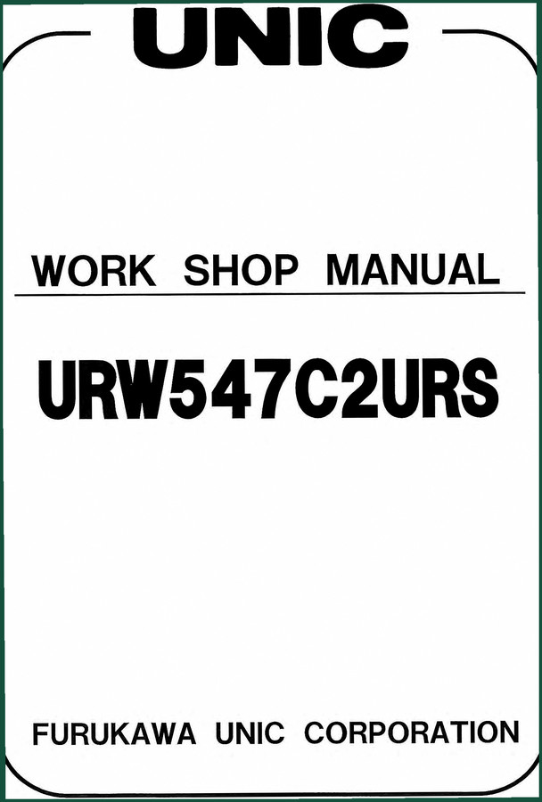 UNIC URW547C2URS Workshop Manual – OEM Service Document