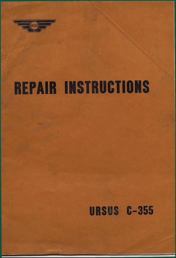 Ursus C-355 Repair Manual – Factory Specs for Engine, Transmission & Steering