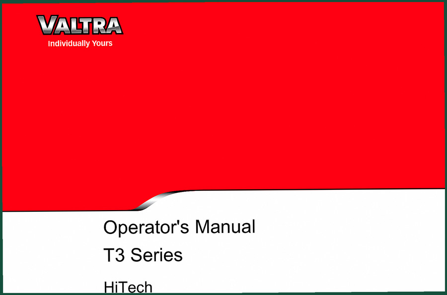 Valtra Valmet T133 H, T153 H, T173 H, T193 H Operators Manual – OEM Specs