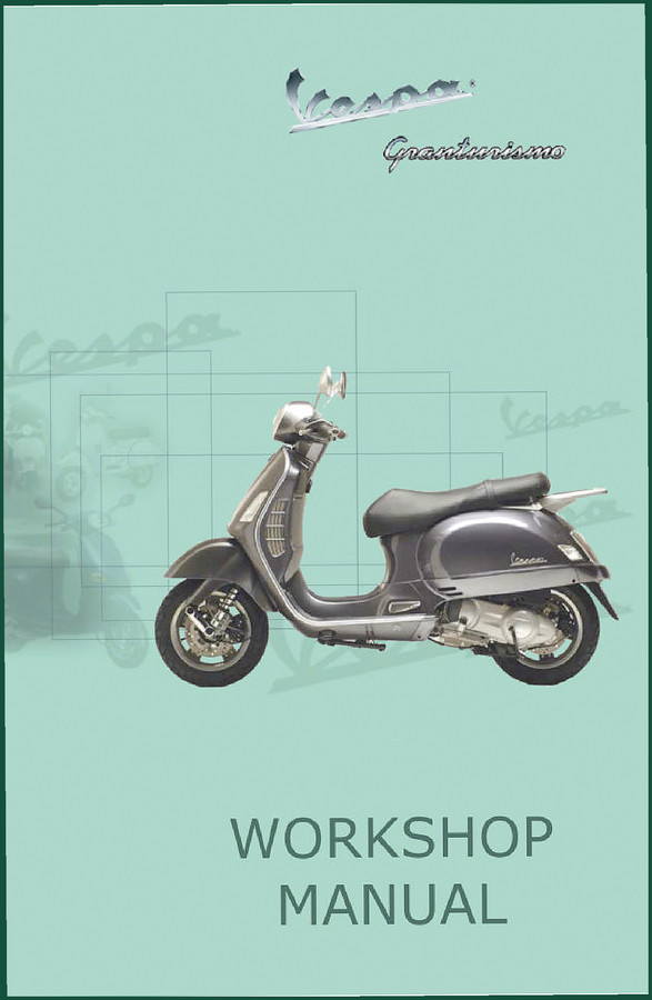 Vespa GT200 Workshop Manual – 287-Page Factory Service Document