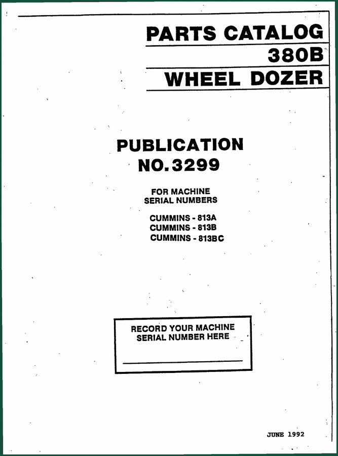 VME 380B 1992 Parts Catalog – OEM Parts Identification