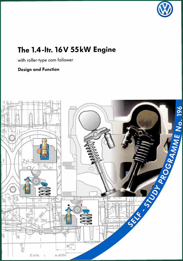 Volkswagen 1.4-ltr. Training Manual – Factory Specs for 16V 55kW Engine