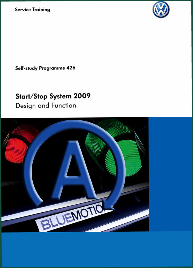 Volkswagen Passat BlueMotion 2009 Training Manual – Start/Stop System