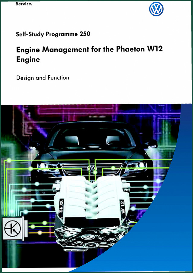 Volkswagen Phaeton W12 Training Manual – Factory Specs & Diagnostics