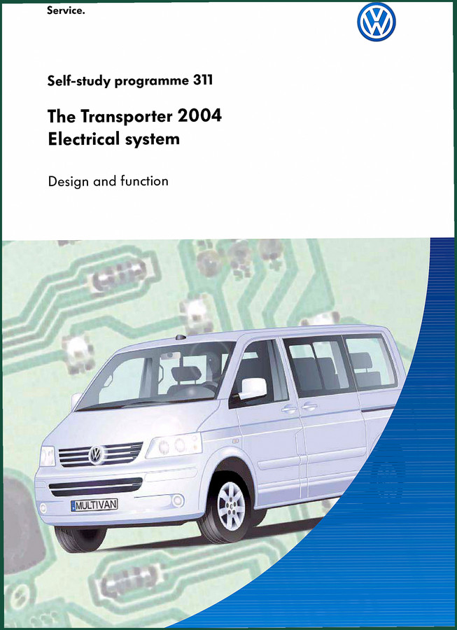 Volkswagen Touareg Transporter Training Manual – 36 Pages Factory Specs