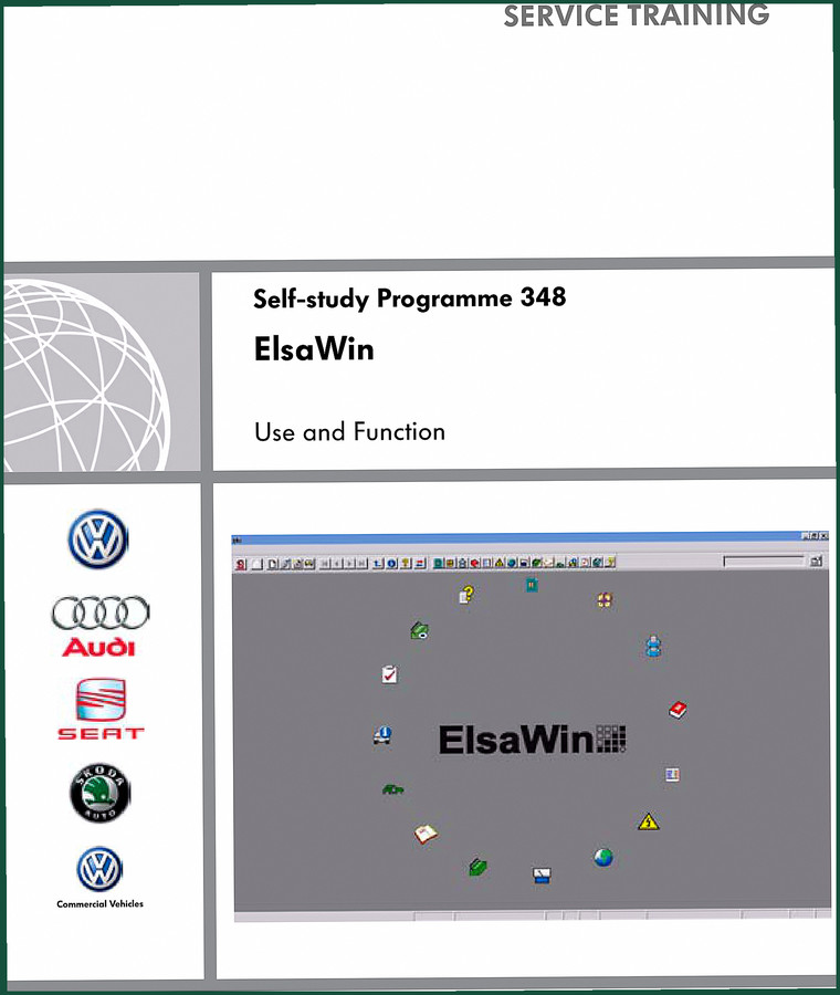 Volkswagen Audi Seat Škoda Commercial Vehicles ElsaWin Training Manual 100 Pages
