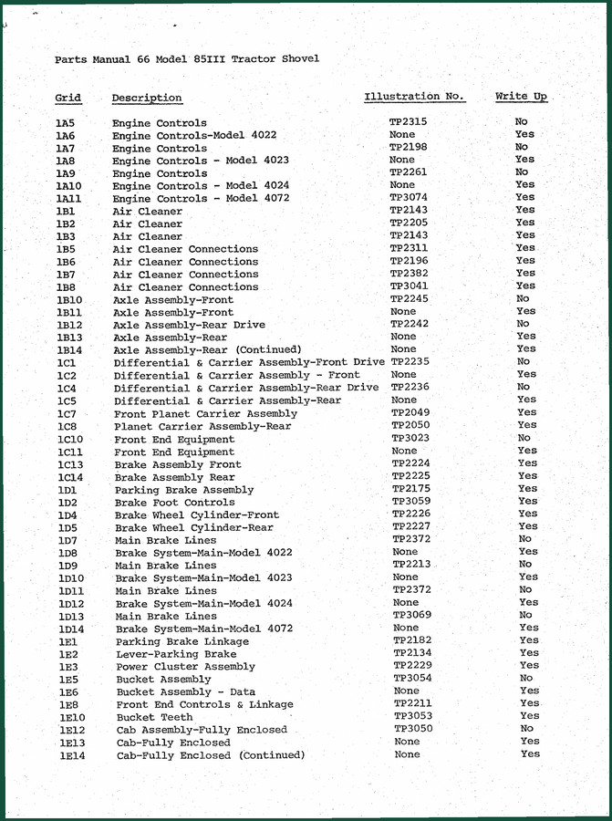 Volvo Trucks 85 III Parts Catalog – OEM Factory Specs for Mechanics