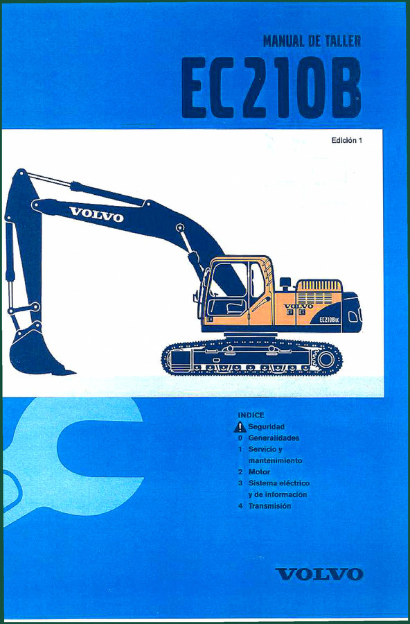 Volvo BM Michigan EC210B 2002 Workshop Manual – Factory Excavator Specs