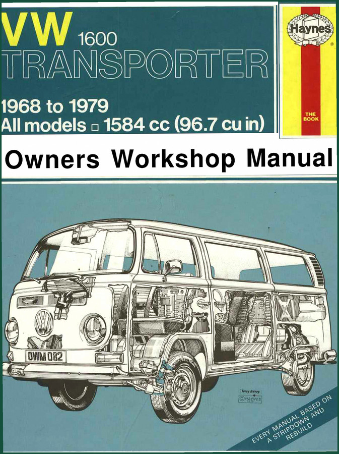 VW Transporter 1600 1990 Workshop Manual – Factory Specs & OEM Data