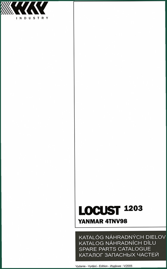WAY Industry 1203 2005 Parts Catalog – Factory Part Numbers