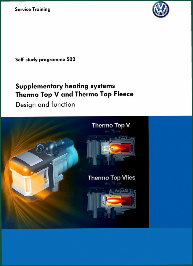 Webasto Thermo Top V, Thermo Top Fleece Training Manual – 56 Pages Factory Specs