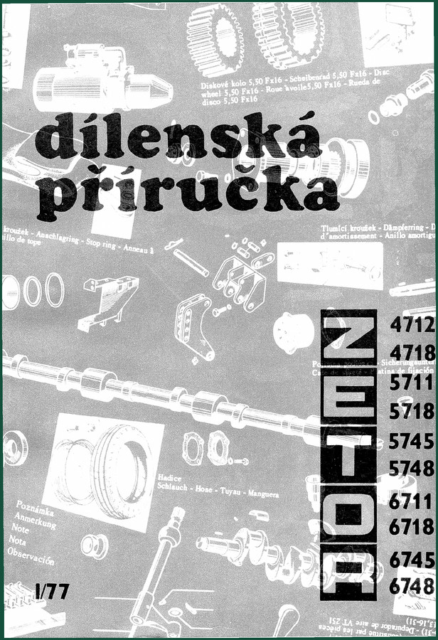 Zetor 5711, 5718, 5745, 5748, 6711 Workshop Manual – 115 Pages OEM