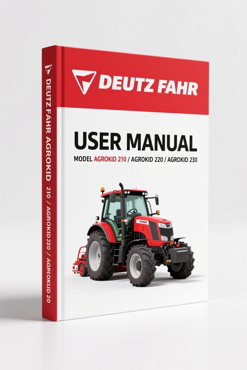 Deutz Fahr Agrokid 210, 220, 230 User Manual – OEM Factory Specs
