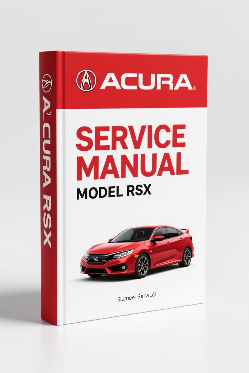 Acura RSX Service Manual – 2019 Pages Factory OEM Specifications
