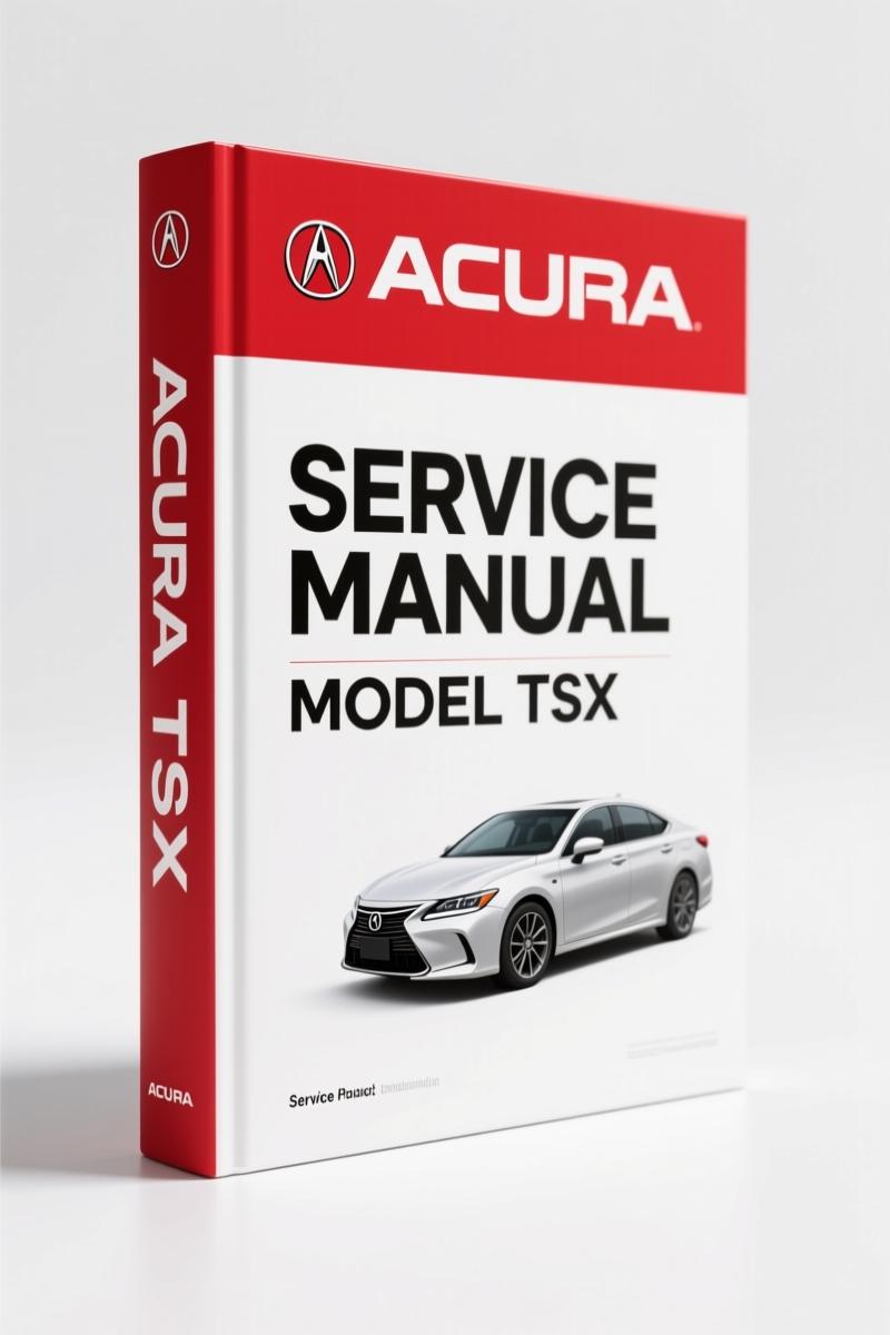 Acura TSX 2004 Service Manual – Factory Transmission & Engine Specs