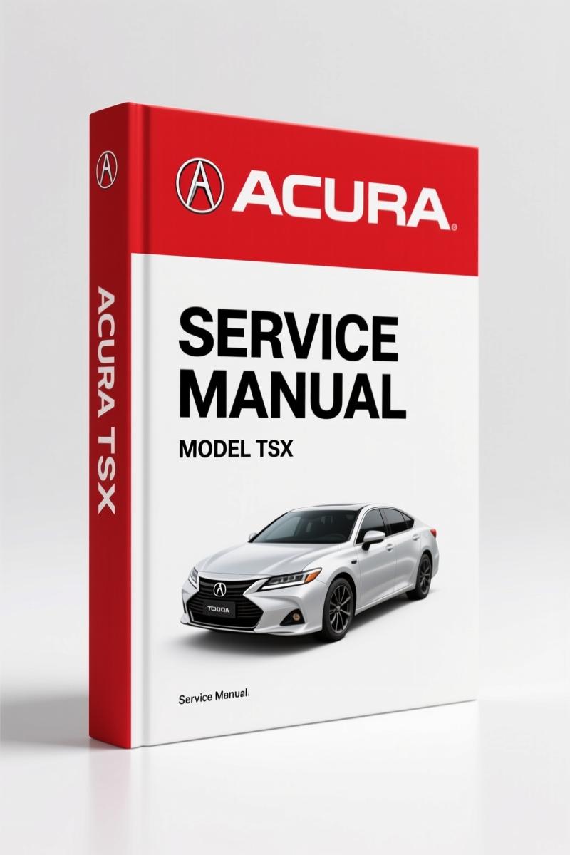 Acura TSX 2004 Service Manual – Factory Suspension & Alignment Specs