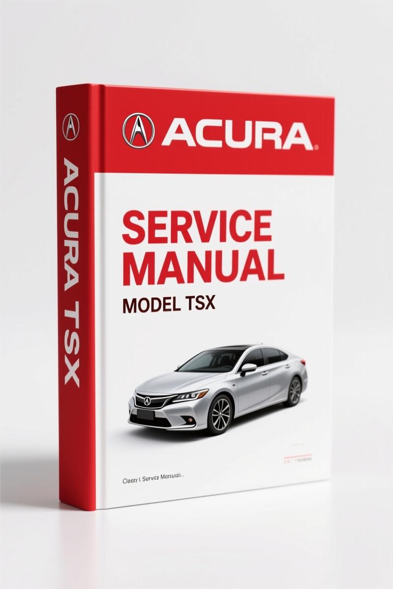 Acura TSX 2004 Service Manual – Factory OEM Engine Procedures