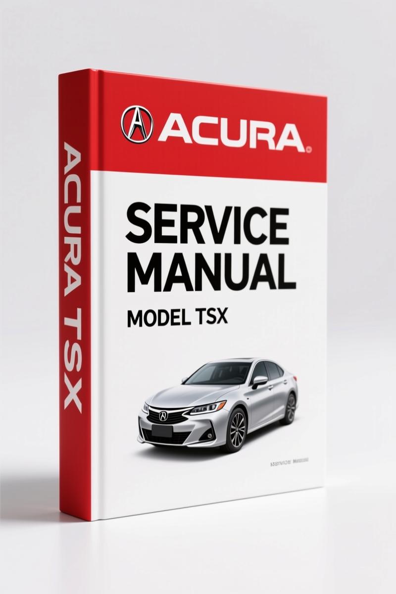 Acura TSX 2004 Service Manual – Transmission Removal