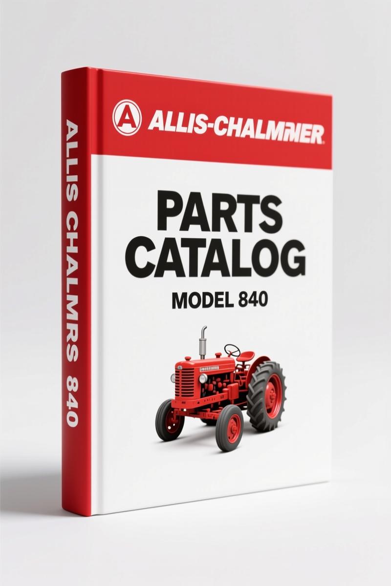 Allis-chalmers 840, 840B 1983 Parts Catalog - 379 Pages