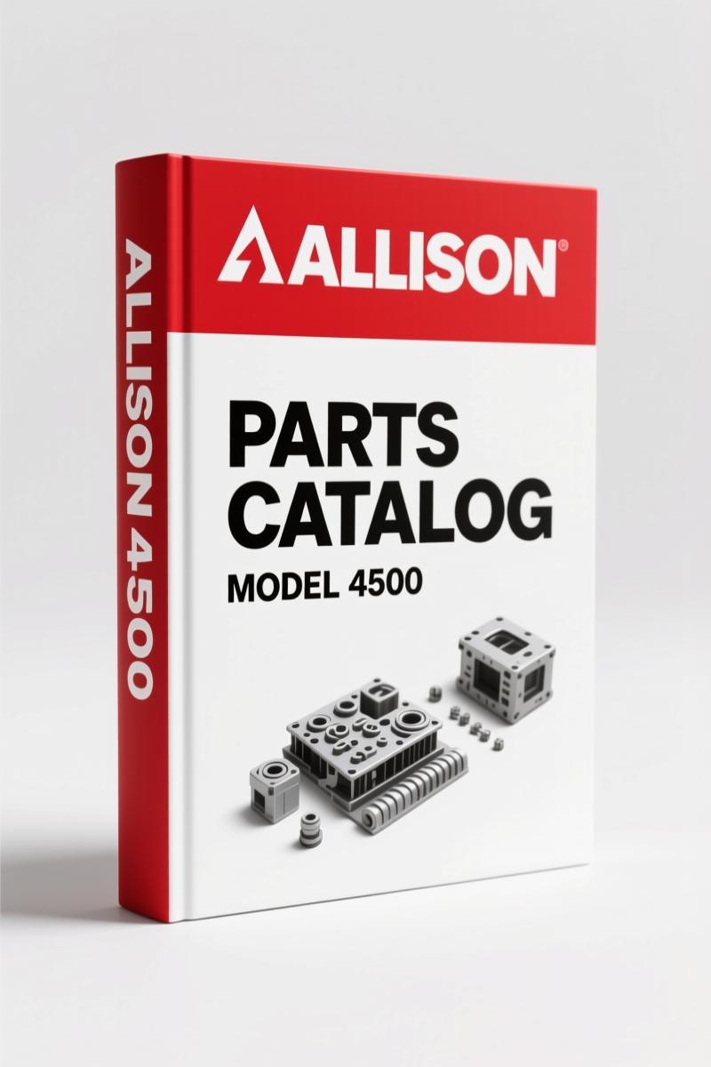 Allison 4560 4500 2016 Parts Catalog cover – OEM factory document 323 pages