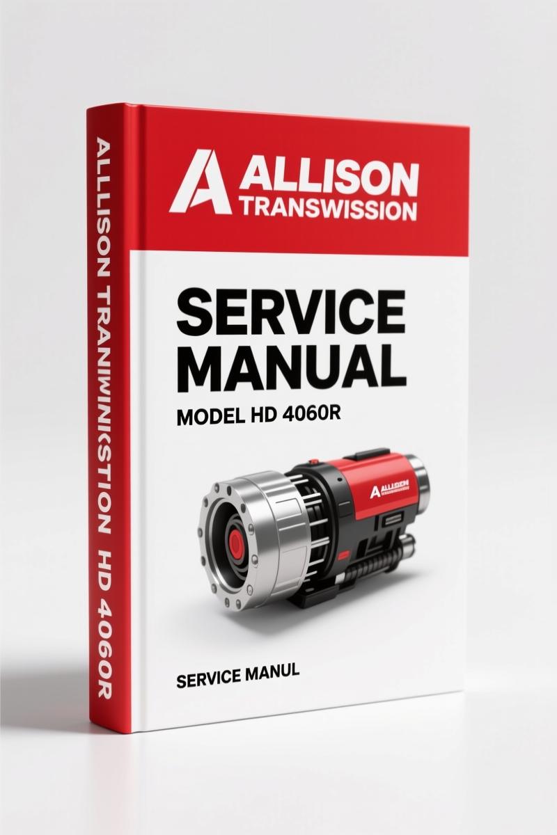 Allison Transmission HD 4060 1999 Service Manual – 158-Page Official Document