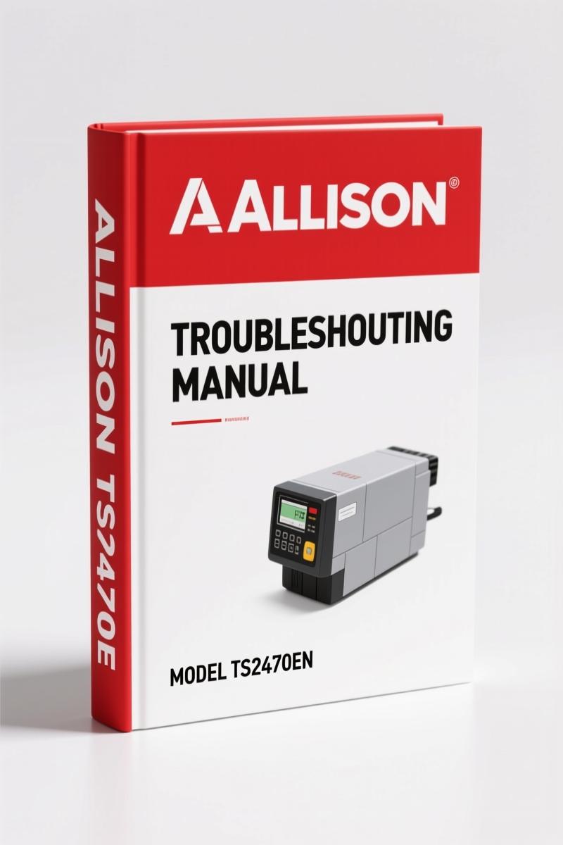 Allison TS2470EN 2005 Troubleshooting Manual - 406 Pages