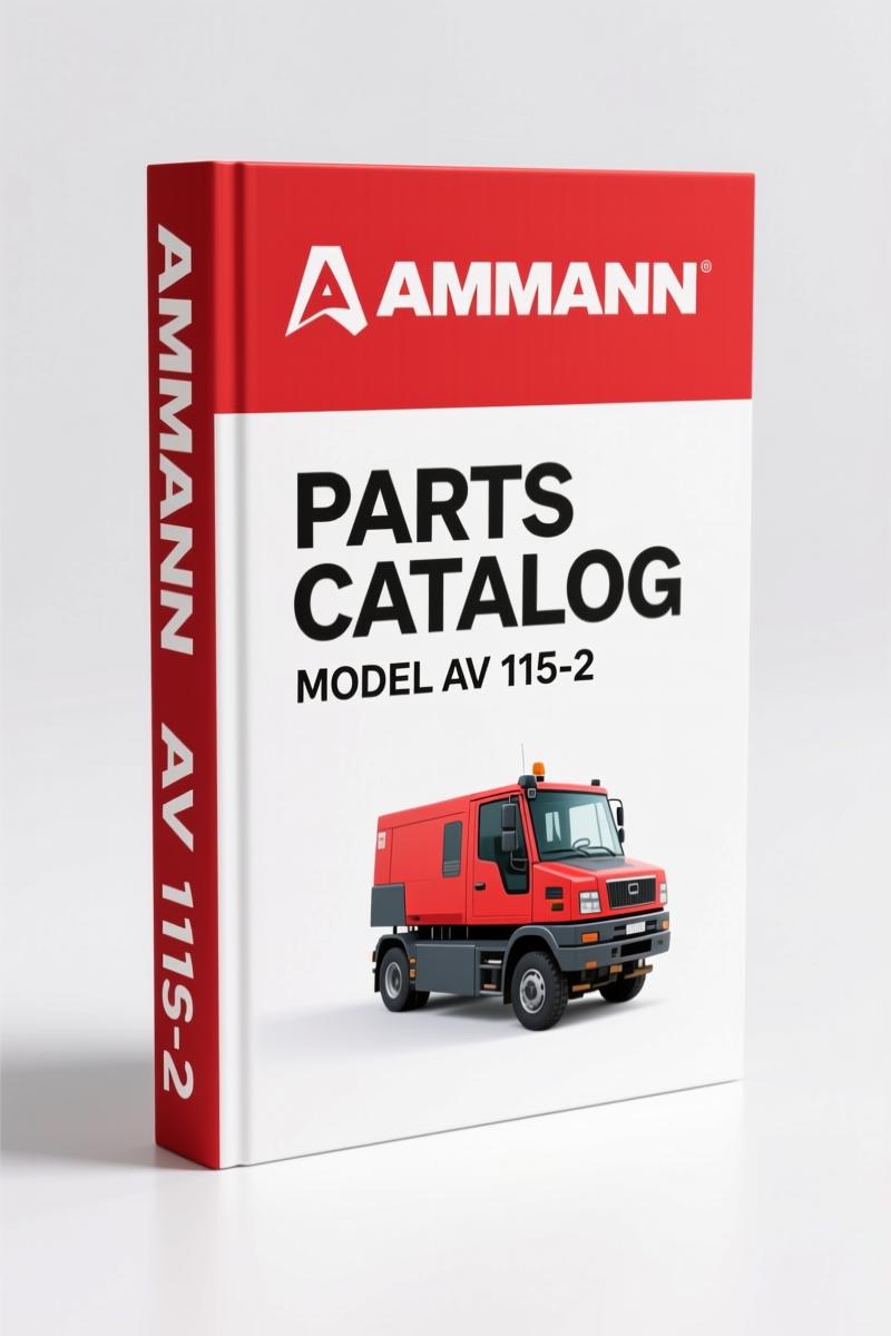Ammann AV 115-2 spare parts catalogue cover - 274 page OEM factory manual