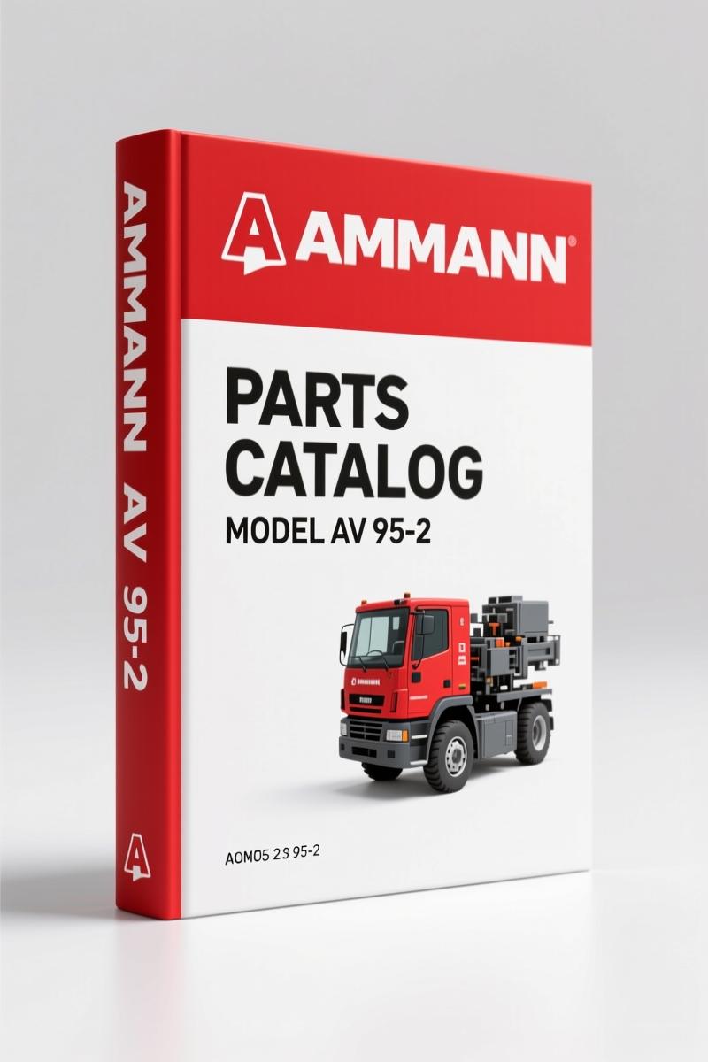 Ammann AV 95-2 Parts Catalog – 280 Pages OEM Parts Index for Construction