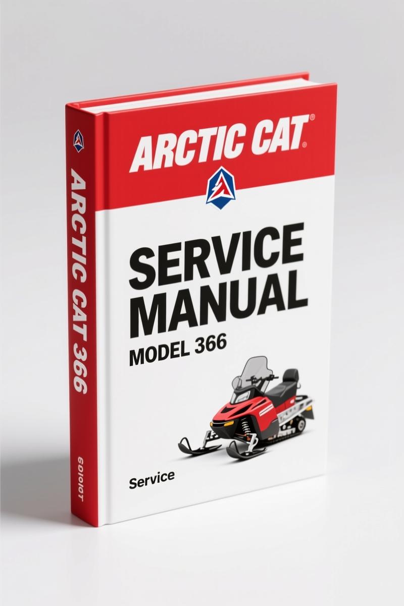 2008 Arctic Cat 366 Service Manual – OEM factory repair guide cover