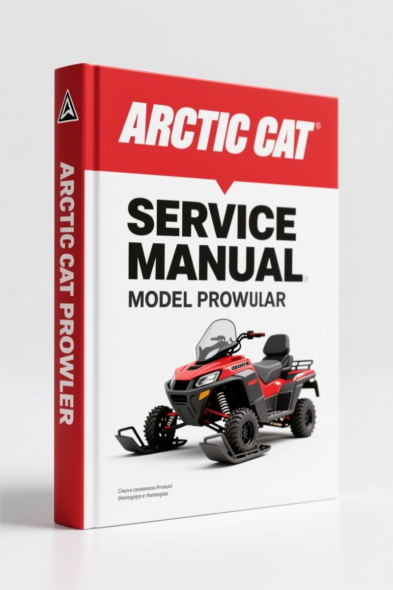 Arctic Cat Prowler Service Manual cover – factory OEM document for 2012 Prowler models