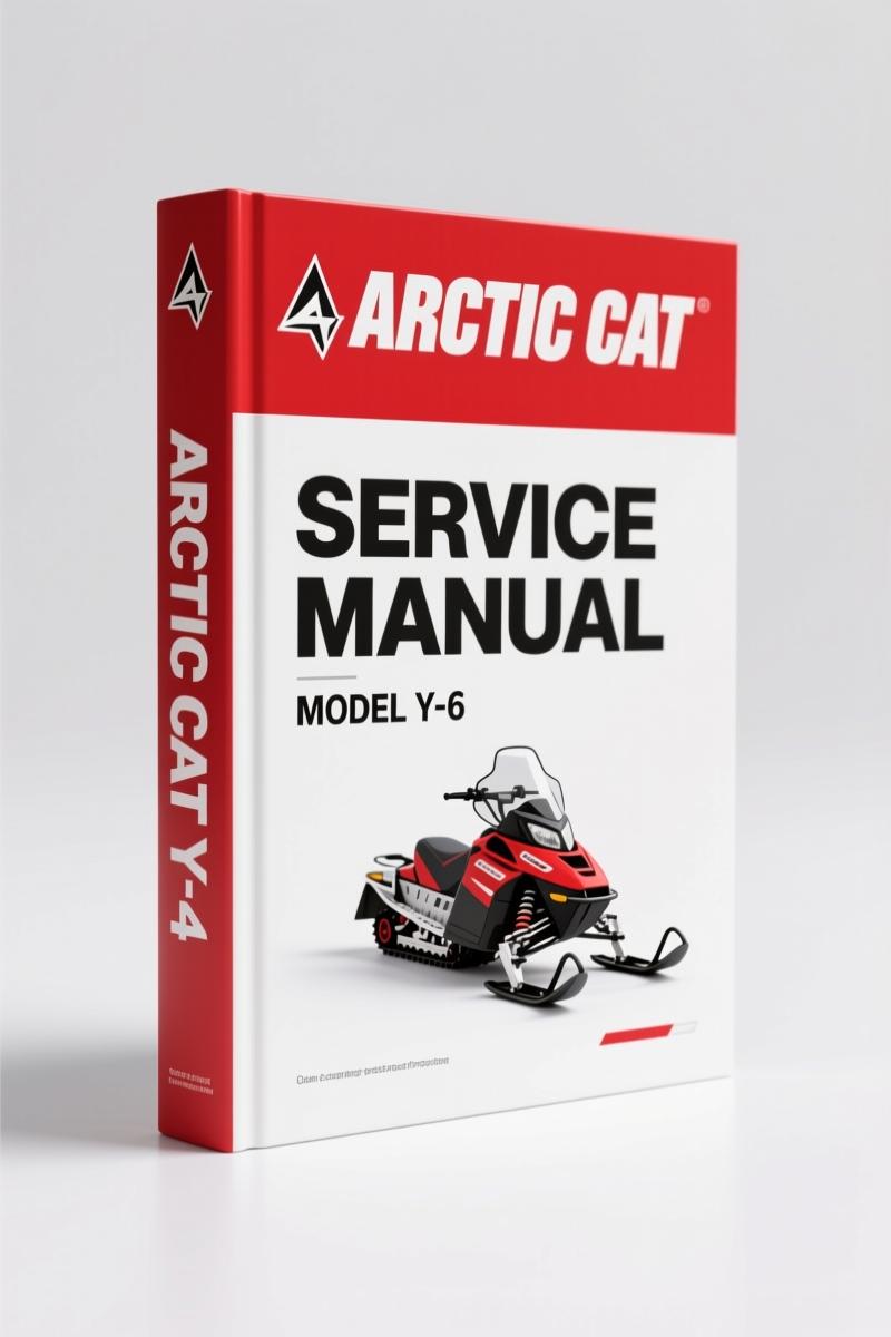 Arctic Cat Y-6 2007 Service Manual cover - OEM factory manual for youth ATV