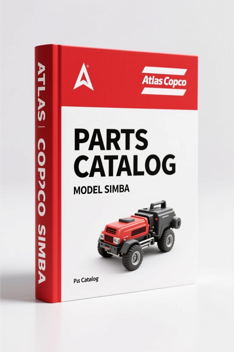 Atlas Copco SIMBA Parts Catalog cover – OEM factory spare parts list for SIMBA rock drills