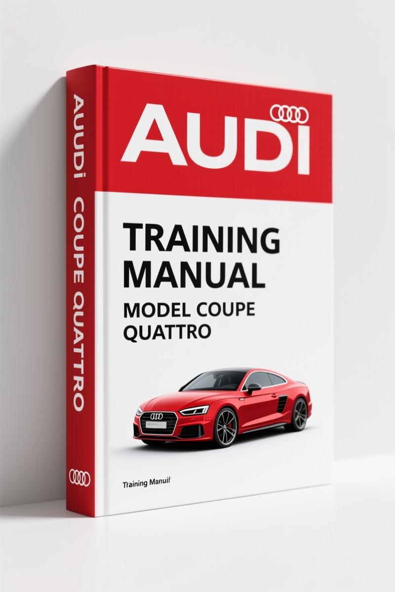 Audi Coupe Quattro 90 Quattro Training Manual – 76 Pages OEM Specs