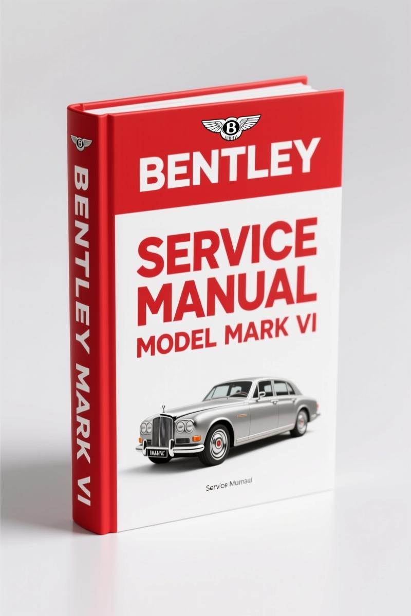 Bentley MARK VI 1947 Service Manual – Factory Shock Damper Specs
