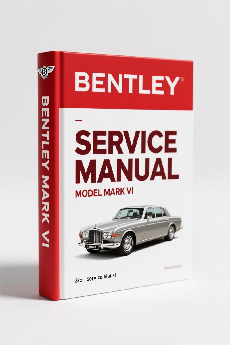 Bentley MARK VI 1949 Service Manual – OEM Factory Documentation
