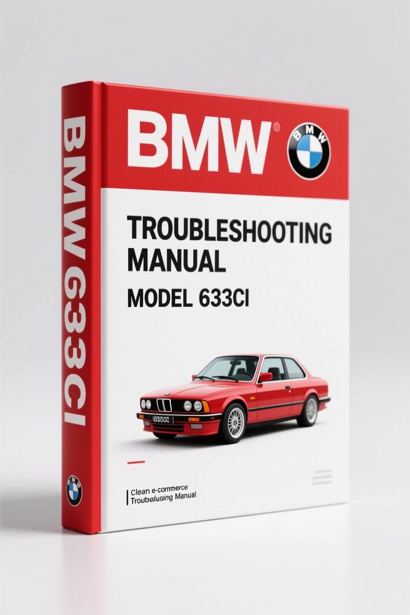 BMW 633CSi 1983 Troubleshooting Manual - Factory OEM Electrical