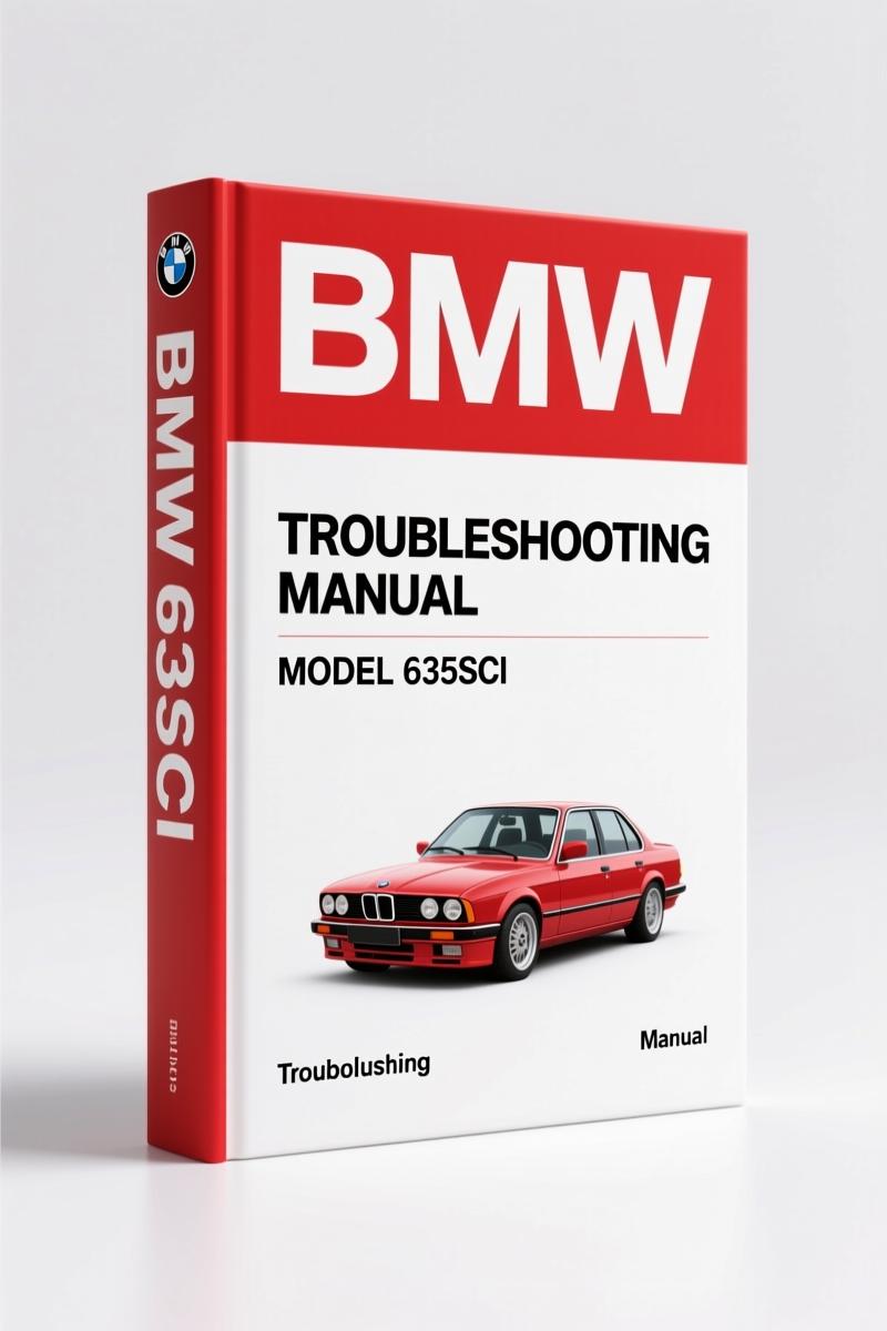 BMW 635CSi 1985 Troubleshooting Manual – Factory Electrical Schematics