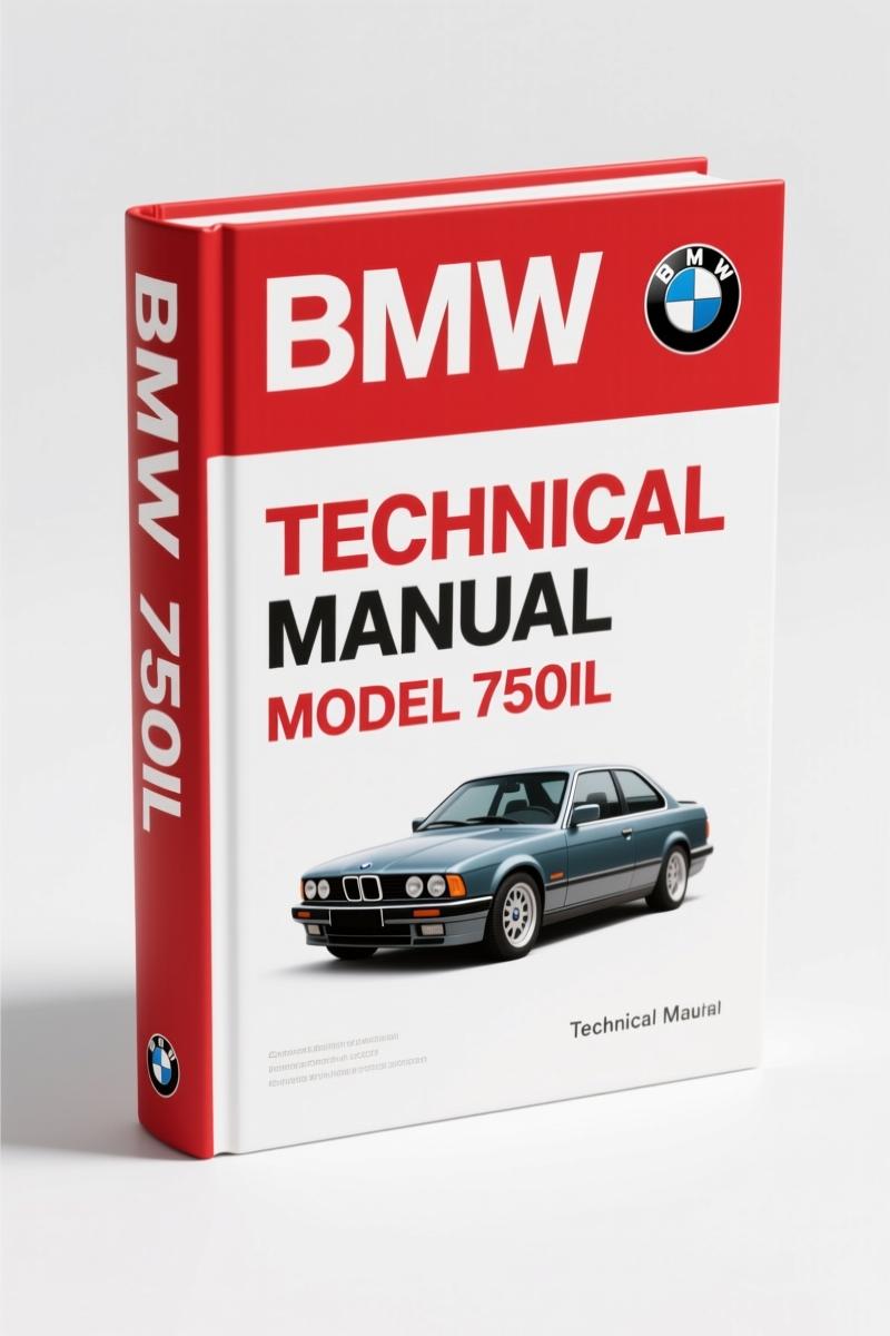 BMW 750iL 1987 Technical Manual – Factory Specs for M70 V12
