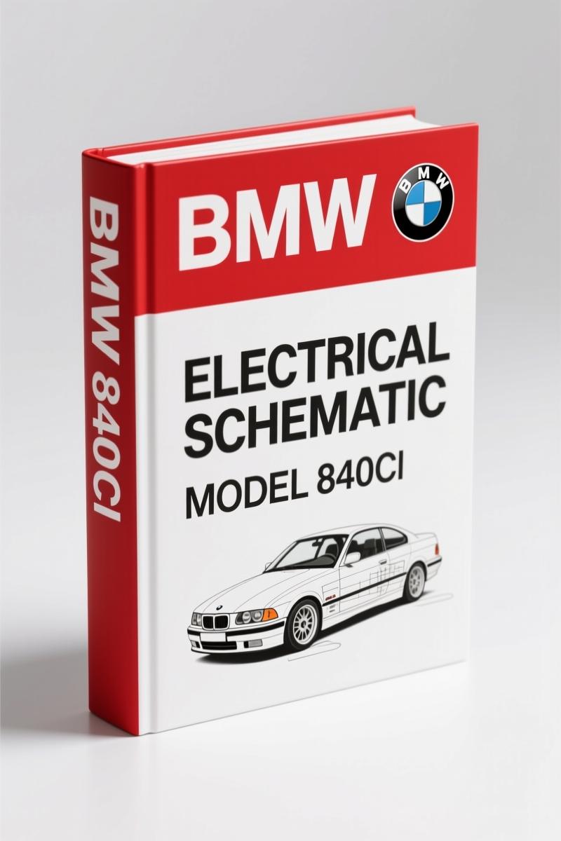 BMW 840Ci, 850Ci, 850CSi 1994 Electrical Schematic – Factory Troubleshooting Manual