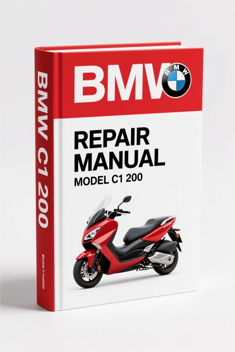 BMW C1, C1 200 Repair Manual – Factory Specs & Procedures