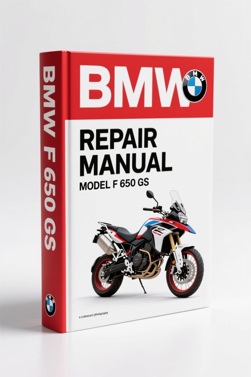 BMW F 650 GS Repair Manual – Factory Service Specifications