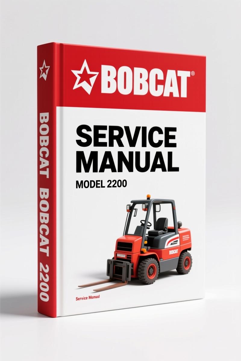 Bobcat 2200 2007 Service Manual – 588-Page Factory Repair Guide