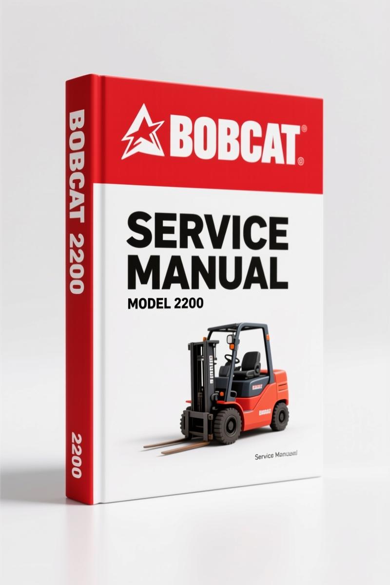 Bobcat 2200, 2200S, 2300 2007 Service Manual – 876 Pages Factory Specs