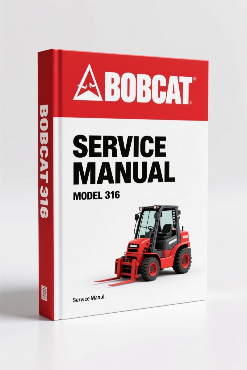 Bobcat 316 2006 Service Manual – Factory Repair Documentation