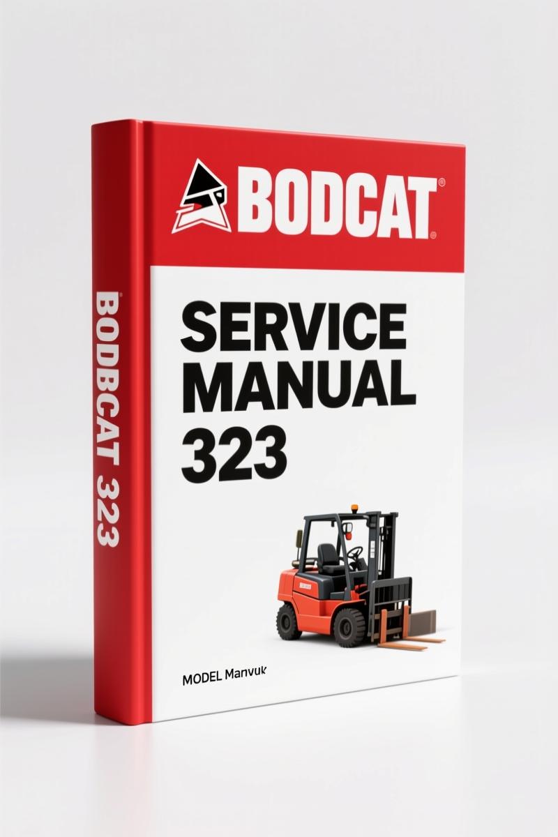 Bobcat 323 2006 Service Manual – 641 Pages Factory OEM Specs