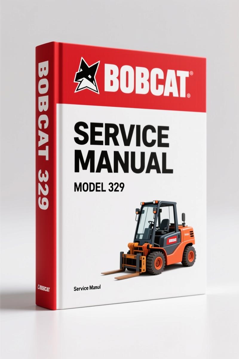Bobcat 329 2006 Service Manual – 730 Pages Factory Specs