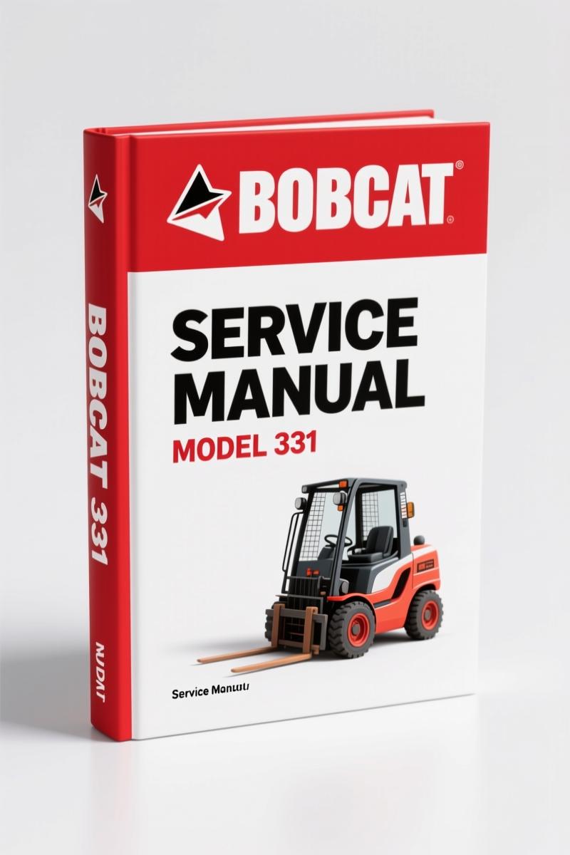 Bobcat 331, 331E, 334 1998 Service Manual – Factory Specs for Excavator