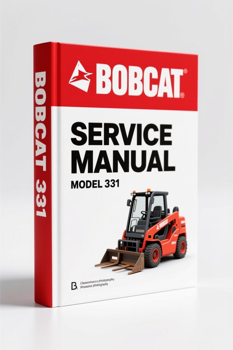 Bobcat 331, 331E, 334 2008 Service Manual – 848 Pages Factory Specs